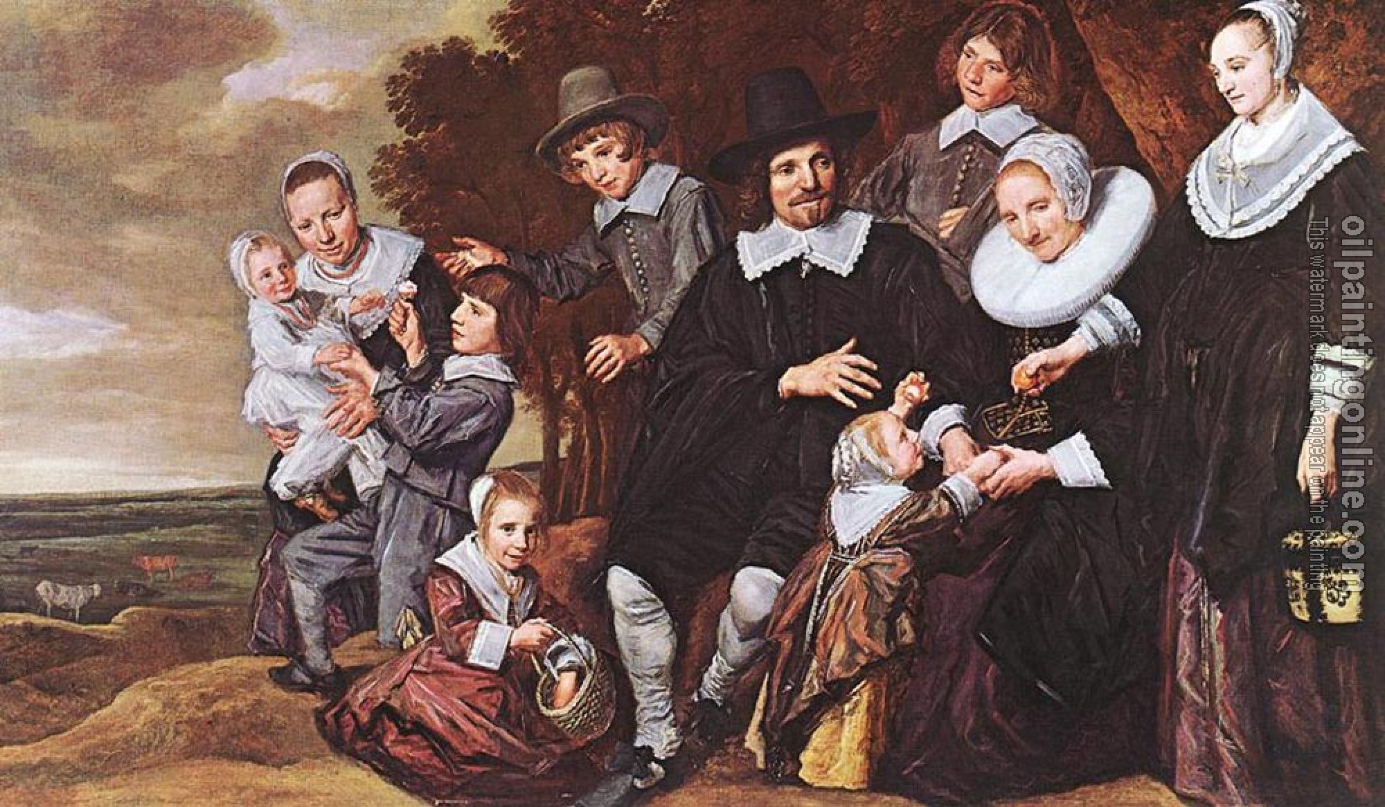 Hals, Frans - Family Group In A Landscape